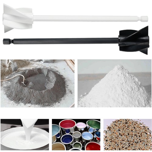 4PCS Epoxy Mixer Attachment for Any 1/4" Drill,Reusable Plastic Paint Mixer SG - Picture 7 of 11