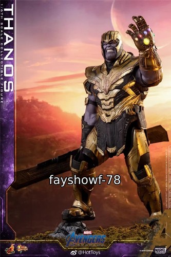 Avengers: Endgame Thanos HOTTOYS 1/6 Actionfigur LED Modell Ornament Spielzeug Geschenk - Bild 10 von 24