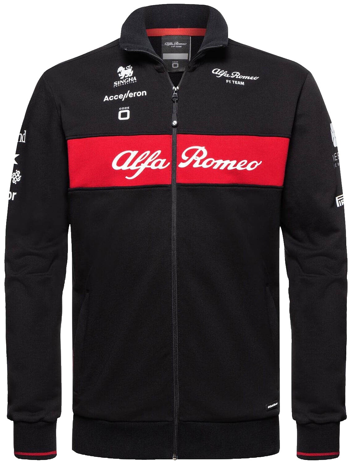 【未使用品】Alfa Romeo半袖つなぎ/赤/2L〜3L Alfa Romeo純正テストドライバーズスーツ(半袖/44-46