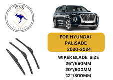 WIPER BLADES FOR HYUNDAI PALISADE 2020-2023