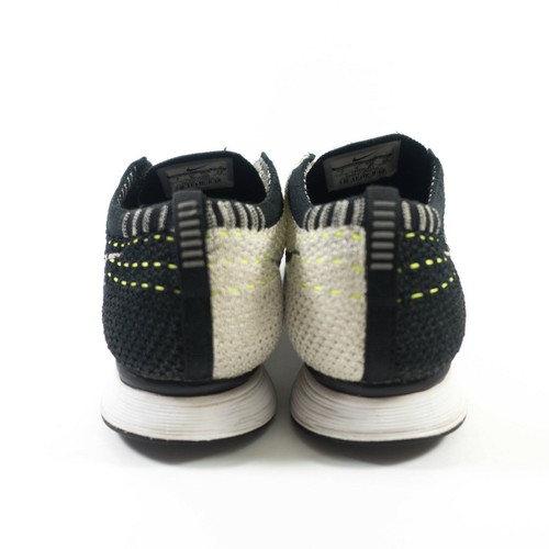 Nike Flyknit Racer Running Shoes - Men's Size 7 - Black White - Picture 6 of 9