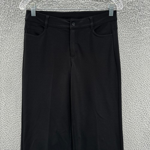Athleta Pants 6 Black Bootcut Stretch Casual Comfort Yoga Knit Outdoor Pants - Picture 2 of 14