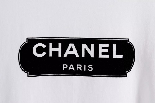 Chanel T-Shirt schwarz Logo weiß Größe S - Bild 2 von 12