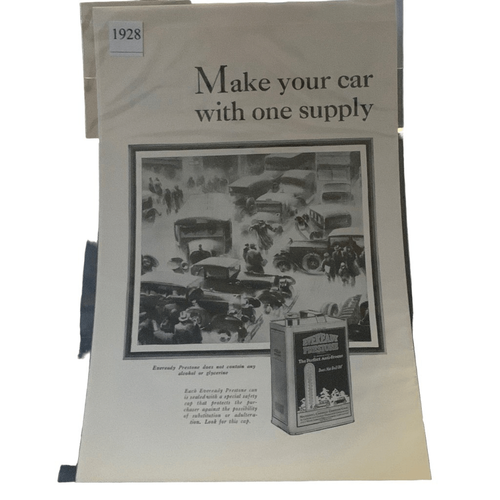 Vintage 1928 Eveready Prestone Make Your car With One Supply Ad Advertisement - Picture 4 of 4