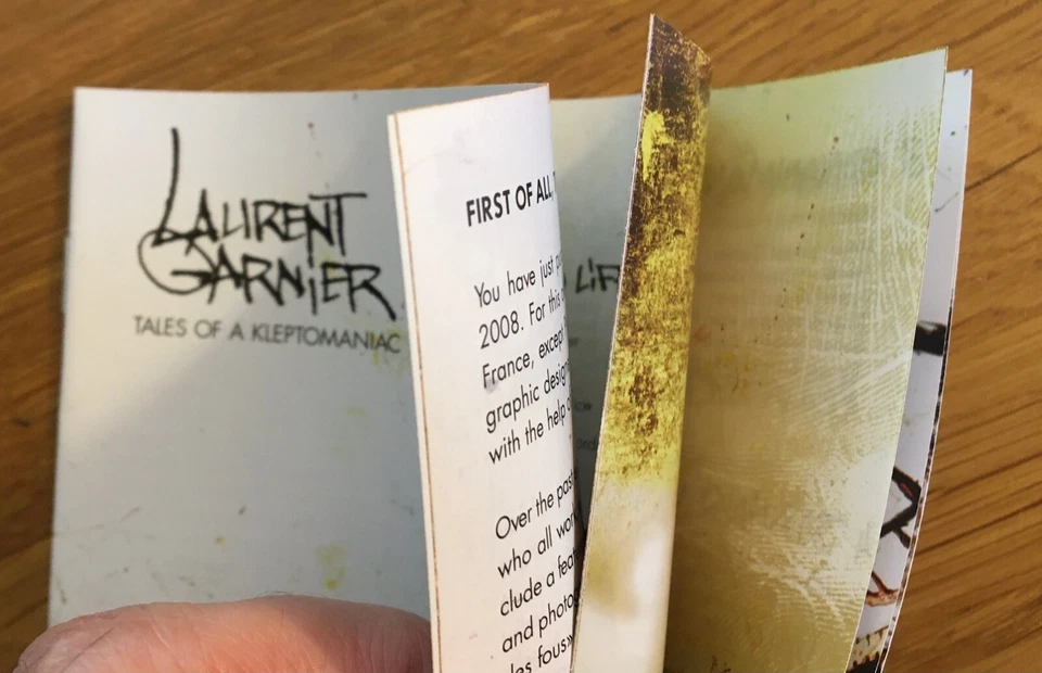 CD - laurent Garnier – tales of a kleptomaniac - 16page booklet  - 2009 - PIAS - Bild 4 von 4