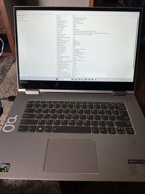 Lenovo Yoga 730-15IKB 2-in-1 15.6” Laptop - 512GB SSD Intel i7 NVIDIA GTX 1050 Lenovo Yoga 730-15IKB 2-in-1 15.6” Laptop - 512GB SSD Intel i7 NVIDIA GTX 1050