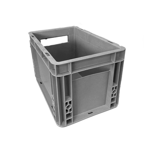 Cassetta in plastica sovrapponibile 7 Lt, 300 L x 200 P x 170 H mm, per alimenti - Foto 3 di 4
