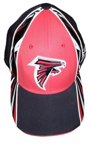 Reebok NFL Onfield Hat Atlanta Falcons Red Black White One Size Not Adjustable - Picture 1 of 6