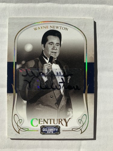 2008 Donruss Celebrity Cuts Wayne Newton Autograph #50 - Picture 1 of 2