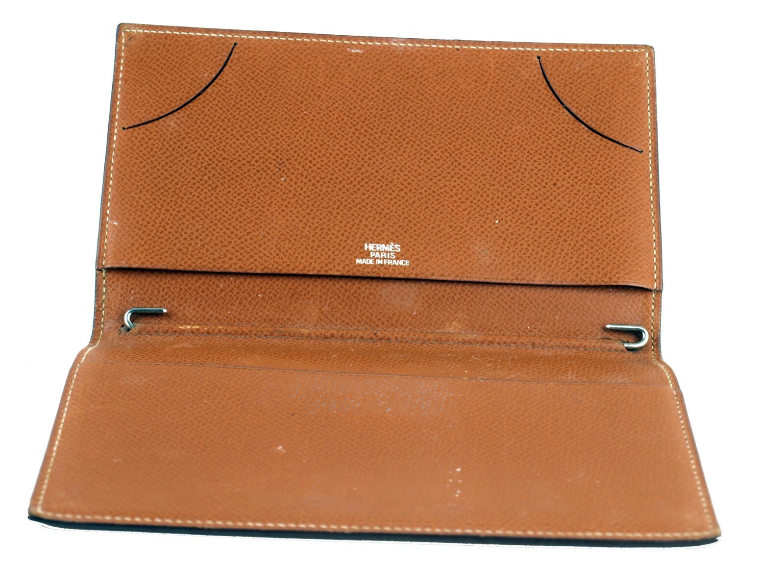 Hermes Brown Leather Day Planner Organizer Diary Note… Gem