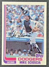 Mike Scioscia 1982 Topps #642 Los Angeles Dodgers