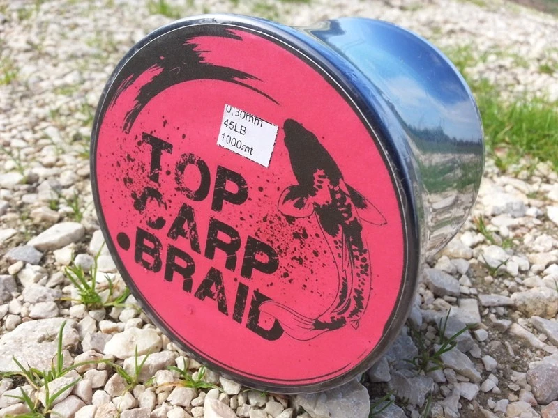 TOP CARP BRAID TRECCIATO MULINELLO CARPFISHING 1000M ZERO ELASTICITÀ - Imagen 2 de 4