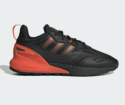 NEW Adidas Originals ZX 2K Boost 2.0 Shoes GZ7735 Black Orange Men`s US  size 9 | eBay