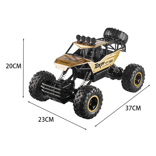 Car Monster Truck USB 4WD Remote Control RC Cars Big Wheel Kid Toy Gift Electric - Picture 16 of 16