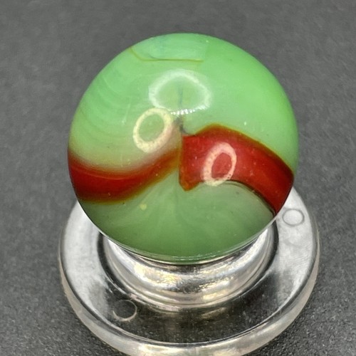 Rainbo Green Base Peltier Dragon Marble Vintage Marbles 0.591” - Picture 7 of 12