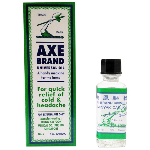 5x Axe Brand Universalöl (5ml) schnelle schnelle Linderung von Erkältung und ...