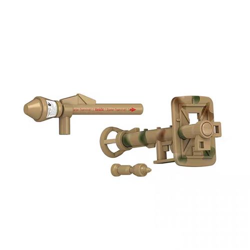 2 kit Panzerfaust Panzerschreck custom accessories brick antitank minifig ww2