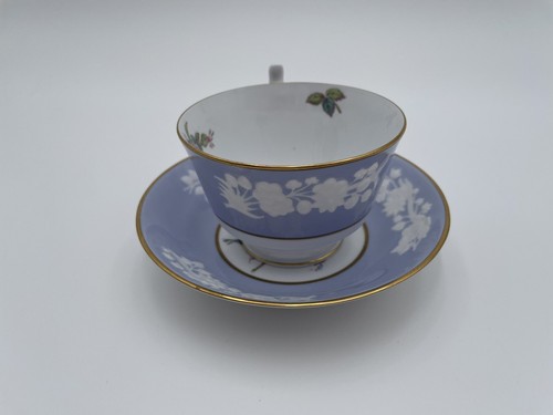 Spode Copeland Demitasse Teetasse Untertasse Maritim Rose R4118 England Goldrand D - Bild 4 von 12