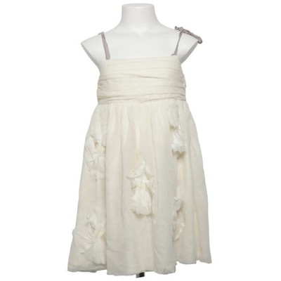 Gingersnaps, Blumenkinderkleid, Größe: 128, Weiß, Baumwolle, Blumen, Spitze #Cbo