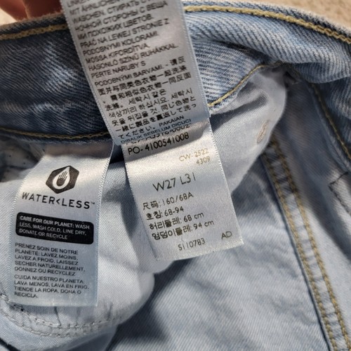 Levis '94 Baggy Womens Blue Denim Jeans Pants Size 27x31 - Picture 7 of 11
