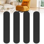 4 PCS 30Inch Non-Slip Furniture Rail Pads for Hardwood Floors, Recliner Non S...
