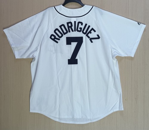 Detroit Tigers Ivan Pudge Rodriguez Jersey 48 2XL Authentic Majestic Stitch VTG - Picture 2 of 6