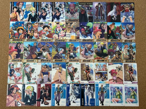 one piece plastic card gummy card 45set anime card  - Foto 1 di 4