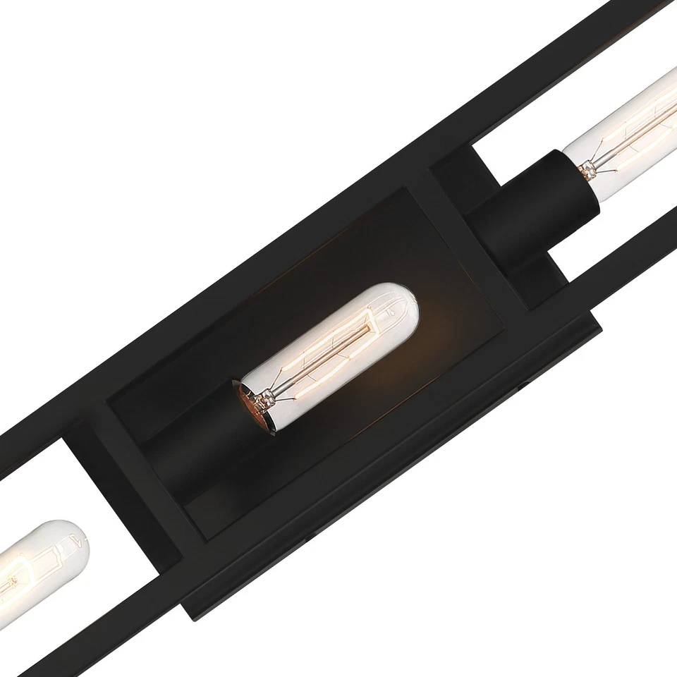 Designers Fountain D224M-3B Urban Oasis 3 灯 25 英寸宽浴室 - 黑色 — 第 2/3 张图片