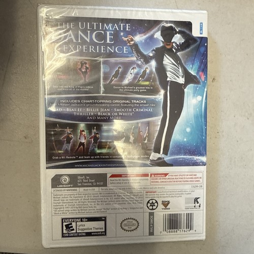 Michael Jackson: The Experience (Wii, 2010, Ubisoft) New Sealed - Picture 2 of 6