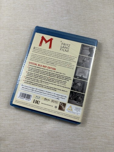 M - UNA CIUDAD BUSCA UN ASESINO BLU-RAY EUREKA UK RARO, OOP, ABIERTO - Imagen 2 de 3