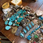 5LBS+ Costume Jewelry Lot Estate - Vintage Modern Repurpose Craft or Wear Boxes