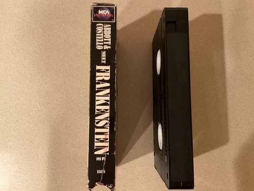 Abbott & Costello Meet Frankenstein (VHS, 1991) Bud Abbott, Lou Costello - Picture 3 of 3