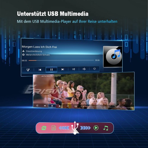 12,3" 8+128GB Android 14 GPS Autoradio Mercedes Benz E-Klasse W212 S212 NTG 4.5 - Bild 9 von 23