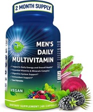 Men's Daily Multivitamin   Vegan Methylated Multivitamin for Men. Exp-06/2027