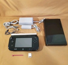 Nintendo Wii U Mario 3D World And Mario Kart 8 32GB Console System Bundle Clean