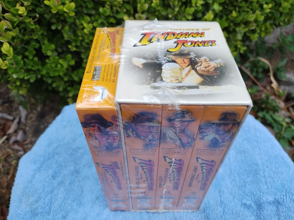 1991 Indiana Jones VHS Box Set Sealed - Image 3 of 4