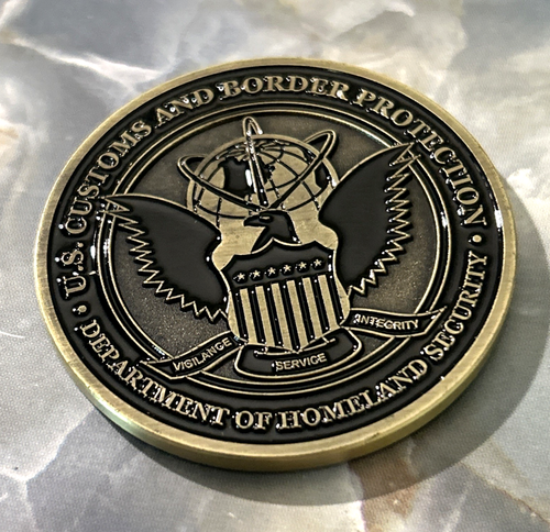 Autentica moneta sfida US Customs and Border Protection Home Land Security 2" - Foto 8 di 9