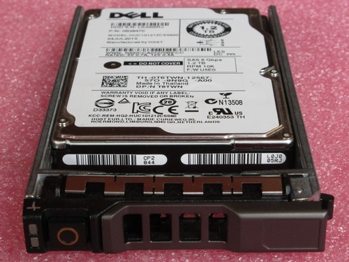Dell 1.2TB 10K SAS 2.5" 6Gb/s SFF Hot-Plug 0T6TWN T6TWN HDD Hard Drive - Picture 2 of 6