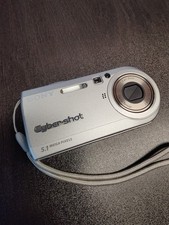 Sony Cybershot DSC-P100 5.1 MP Compact Digital Camera Silver Tested