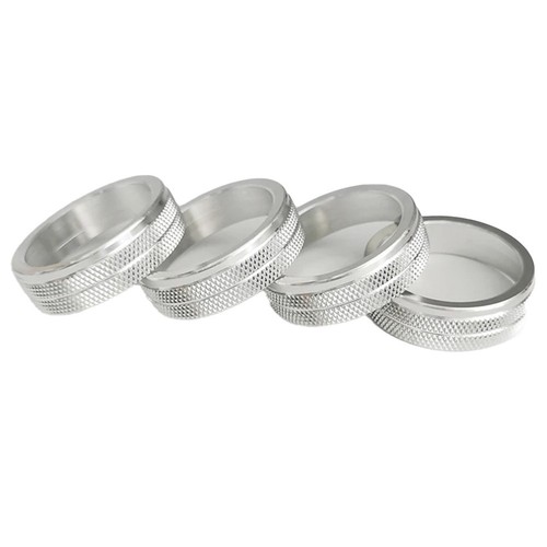Upgrade Your Vehicle's Interior with Silver Alloy Knob Covers for VOLVO - Picture 19 of 21