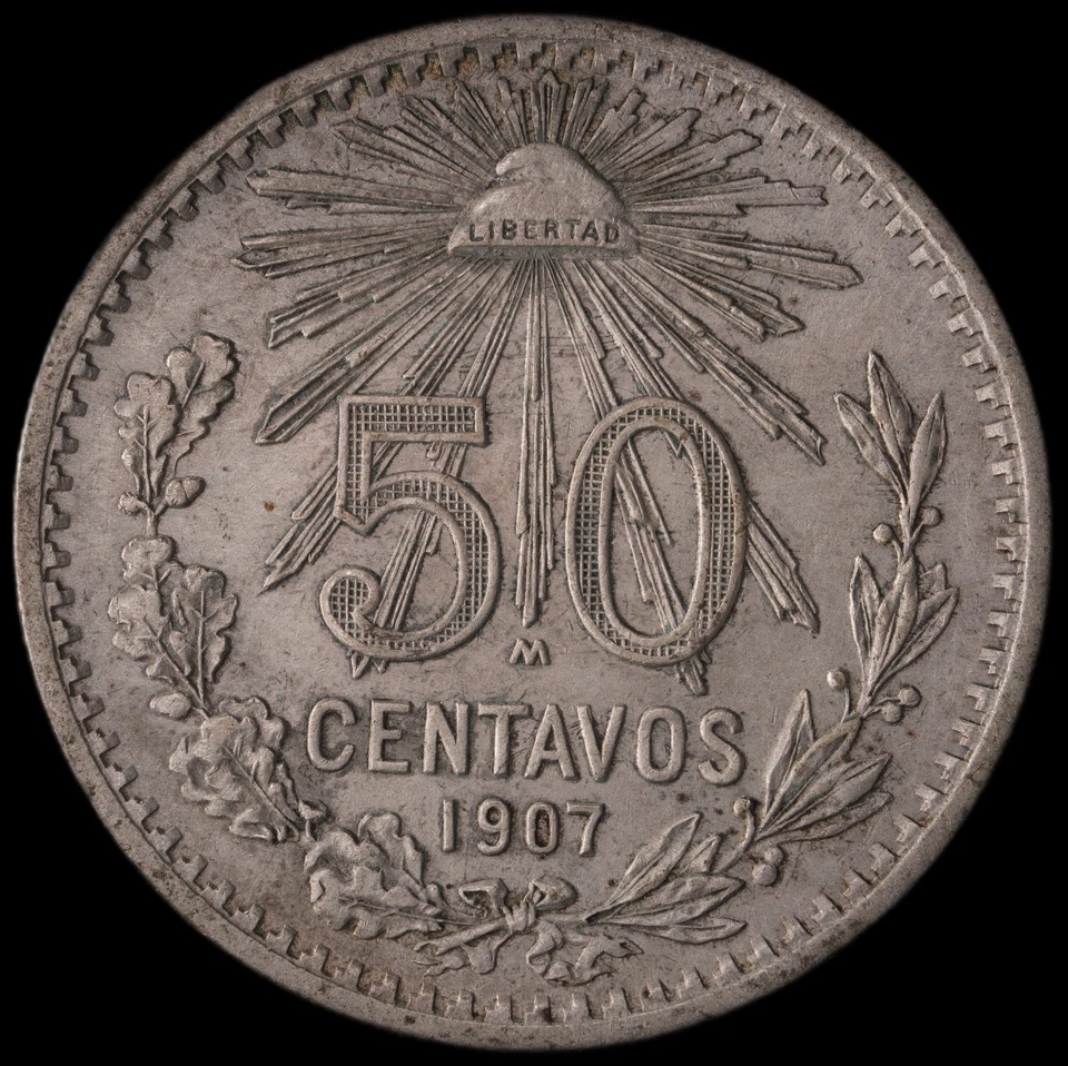 Mexico - 50 Centavos - 1907 - Image 2 of 3