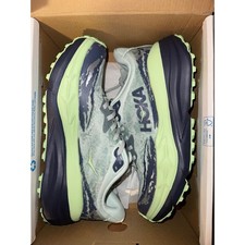 Hoka One Stinson 7 Mens Trail Running Shoes Light Blue Green 10.5D