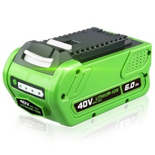New 40V 6.0Ah For Greenworks 40Volt G-MAX Li-ion Battery 29472 29462 29252 20202