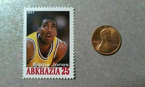 2017 NBA Basketball SUPERSTARS RARE Stamps ABKHAZIA 25 EUROPEAN YOU PICK - Picture 49 of 144
