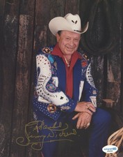 Little Jimmy Dickens "Grand Ole Opry" Singer AUTOGRAPH Signed 8x10 Photo B ACOA