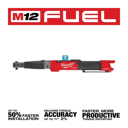 Milwaukee 2465-80 M12 KRAFTSTOFF 12 V 3/8" Drehmomentschlüssel mit EINEM SCHLÜSSEL - bloßes Werkzeug - Recon - Bild 2 von 10