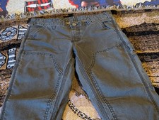 Carhartt Pants Womens 6 Regular Carpenter Double Knee Slim Fit Workwear 30x30