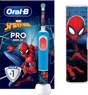Braun ORAL B Pro Kids 3 Spiderman Elektrische Zahnbürste Reiseetui B WARE