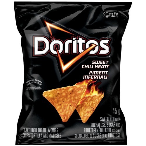 Doritos Sweet Chili Heat Tortilla Chips, 45g/1.6 oz - Picture 2 of 3