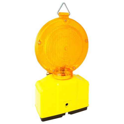 LED Baustellenleuchte Warnleuchte Baustellenlampe Gelb Bakenleuchte 4R25 - Bild 3 von 20